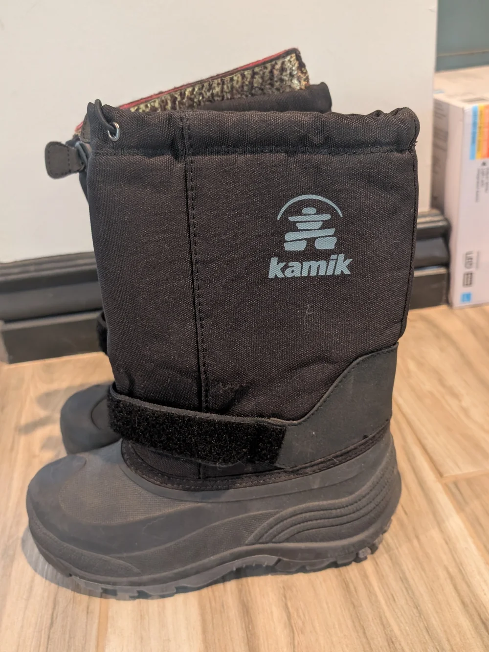 Kamik Kids' Black Winter Snow Boots